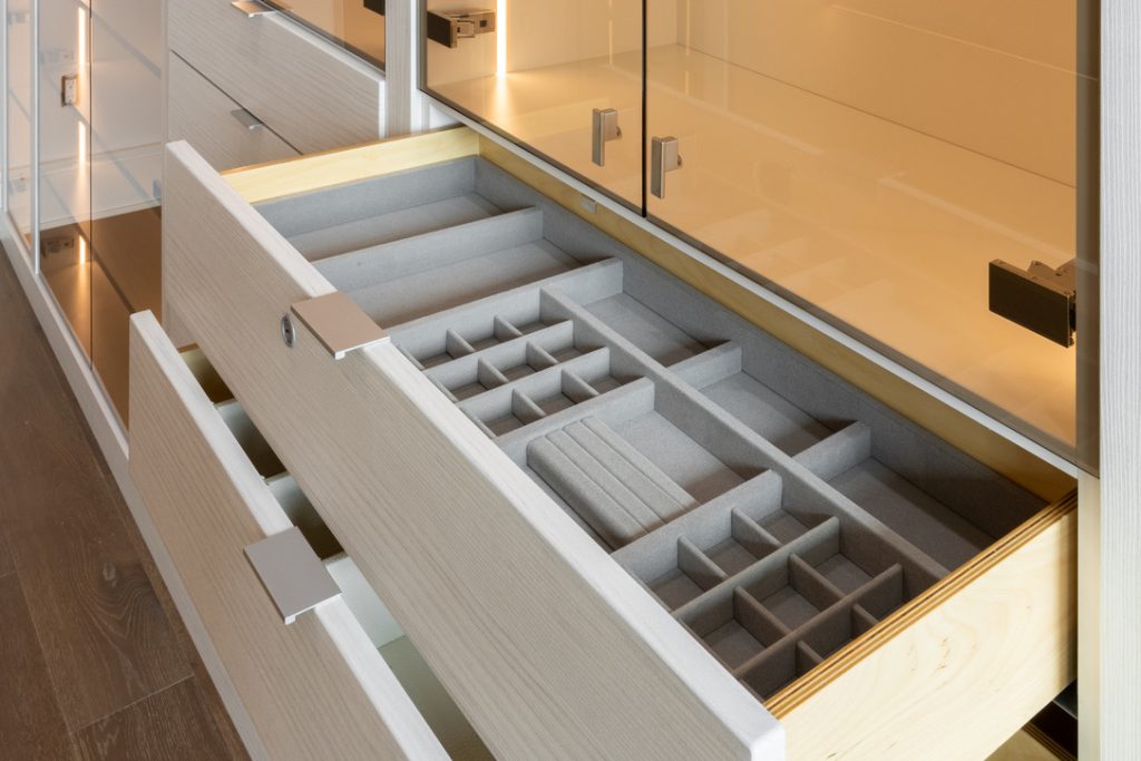 Custom jewelry drawers