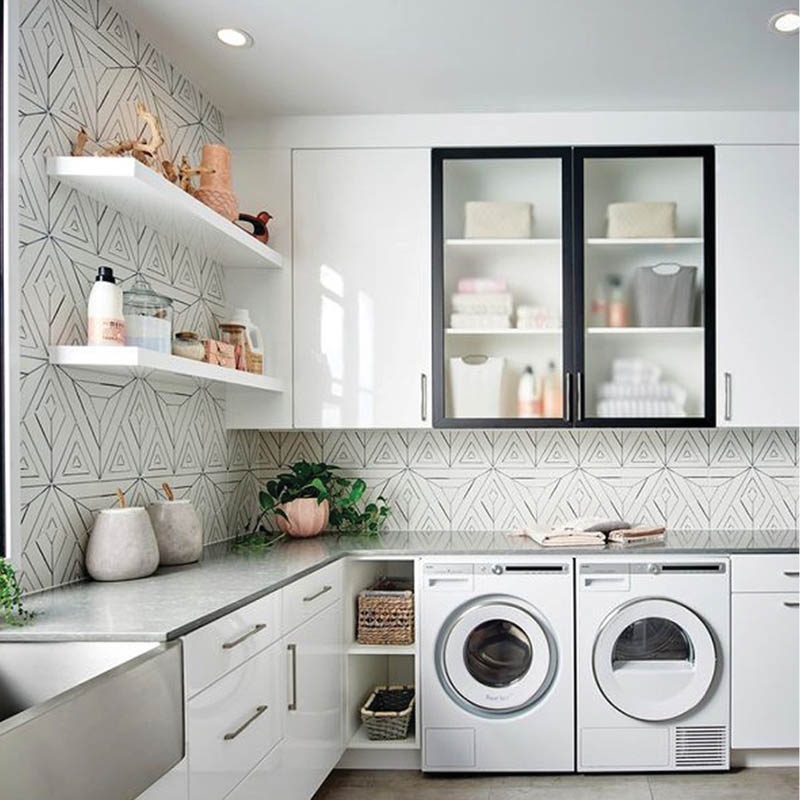 Laundry room design and remodel.