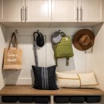 Image of a mudroom storage systems for kids after school drop off.