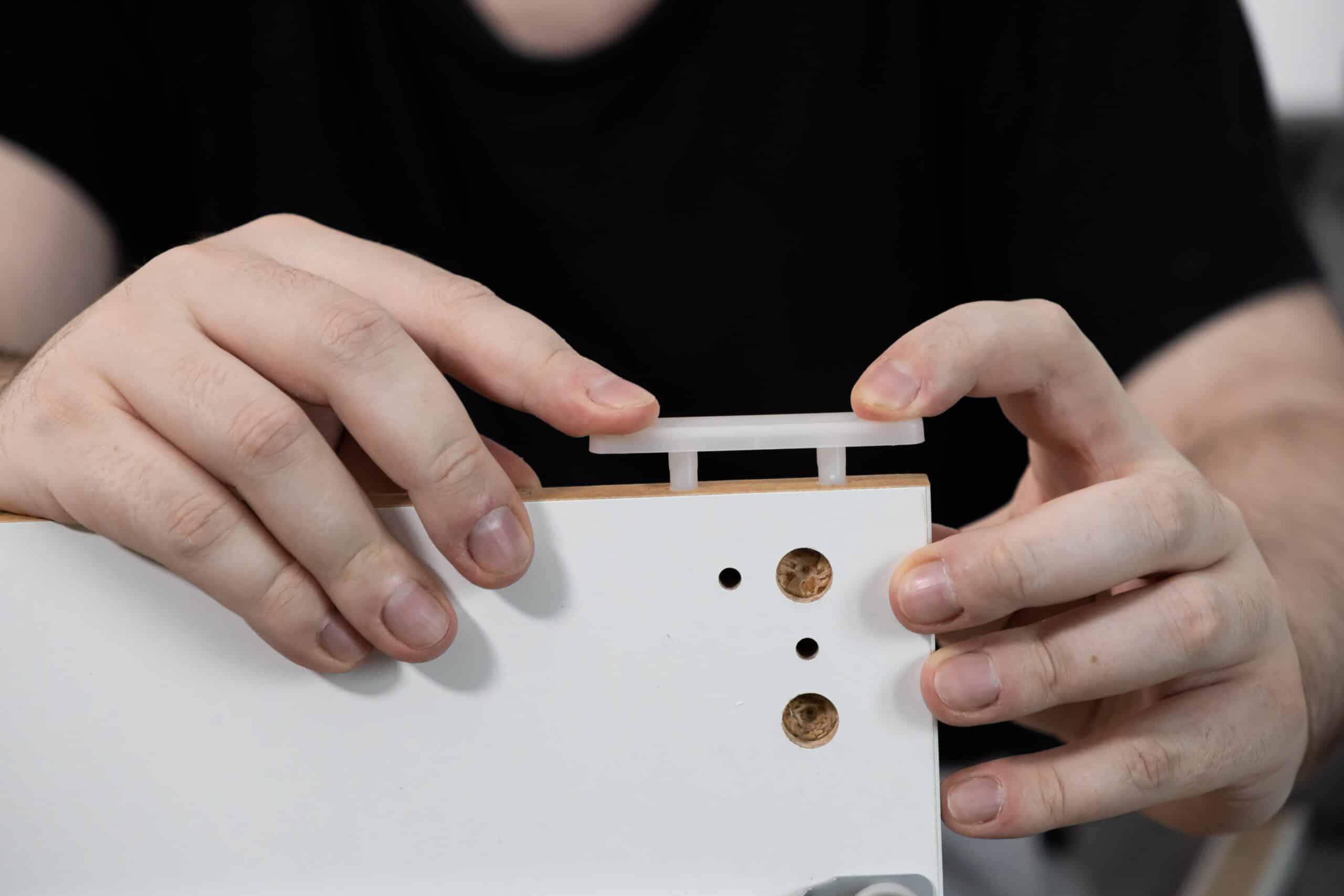 DIY closet inserts take a lot of patience