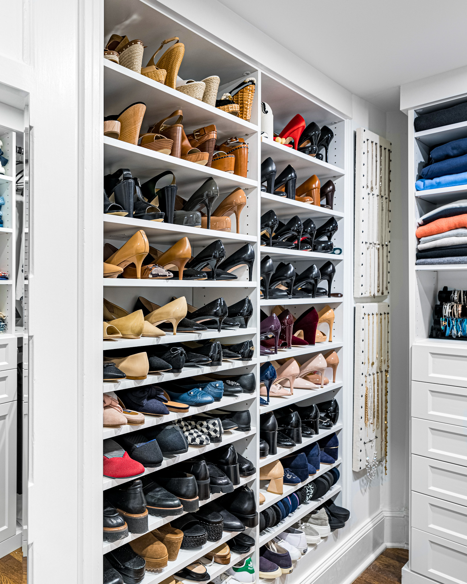 Image of closet shoe organizer