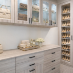 Image of a custom closet styled for drawers inside closet design.