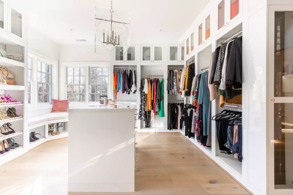 Image of closet island design by Tailored Closet of Orange County