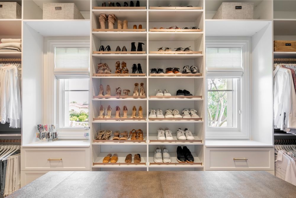 Custom shoe racks