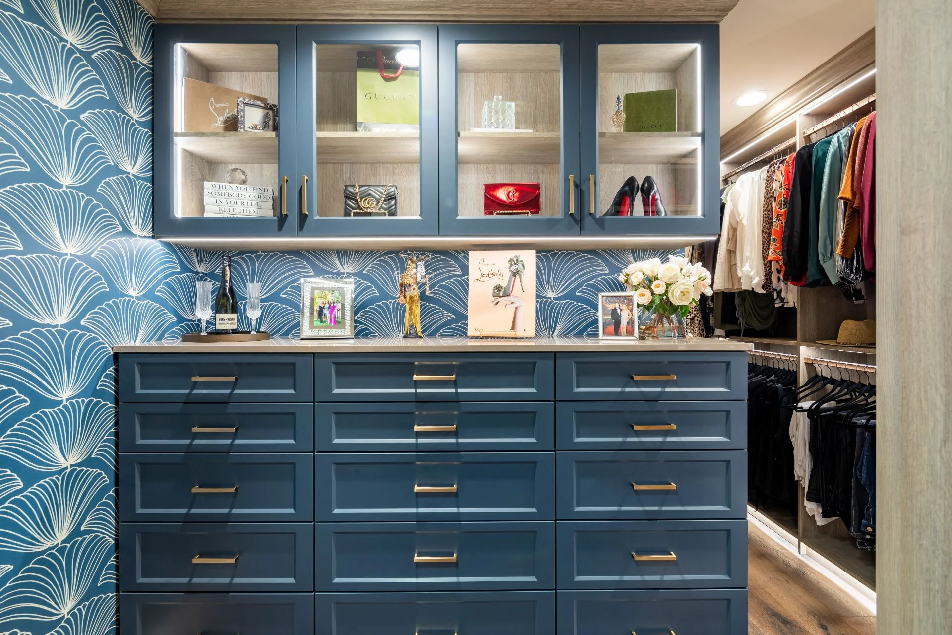 Luxury walk in closet
